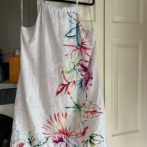 Tommy Bahama Tropical Linen Halter Dress